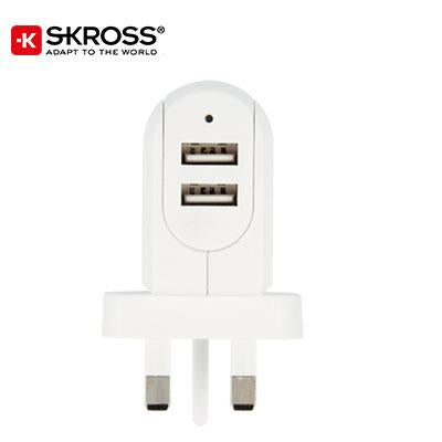 SKROSS 2 Port USB Charger - UK | gifts shop