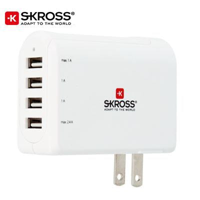 SKROSS 4 Port USB Charger - US and Japan by Corporate Gift Store Singapore