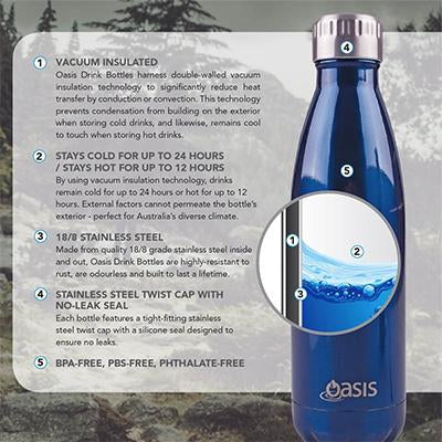 Oasis Stainless Steel Insulated Drinking Bottle | gifts shop