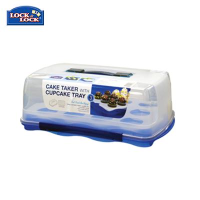 Lock & Lock Cake Storage Box with Cup Cake Tray 10L by Corporate Gift Store Singapore