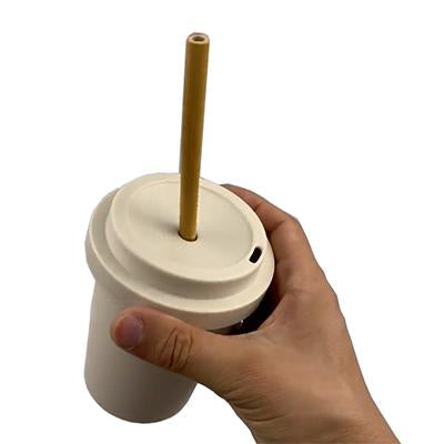 Eco-friendly Bamboo Fiber Mug with Bamboo Straw by Corporate Gift Store Singapore