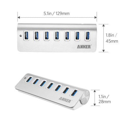 Anker Aluminum 7-Port USB 3.0 Hub by Corporate Gift Store Singapore
