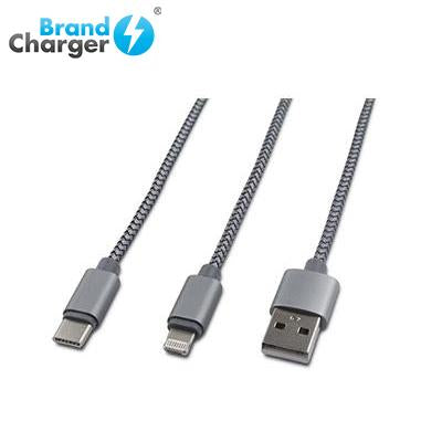 BrandCharger Trident Aluminium Charging Cable | gifts shop