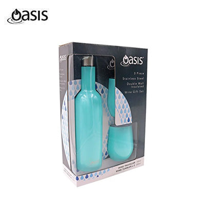 Oasis 3 Piece Insulated Wine Gift Set