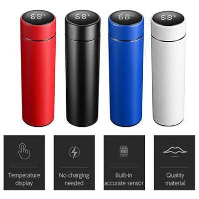 LED Temperature Display Stainless Steel Tumbler by Corporate Gift Store Singapore