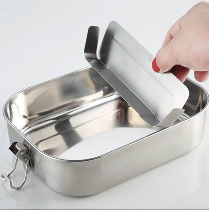 Stainless Steel Food Container Lunch Box with Compartment by Corporate Gift Store Singapore