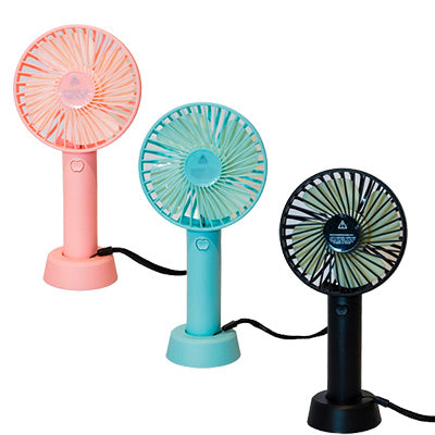 Handheld Rechargeable Fan with Stand by Corporate Gift Store Singapore