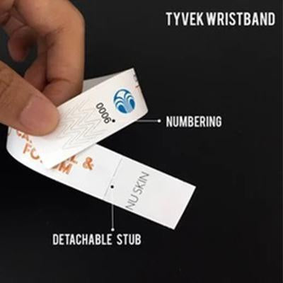 Tyvek Wristband with Detachable Stub | gifts shop