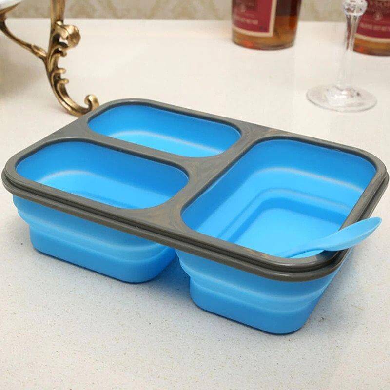 Silicone Collapsible Portable Lunch Box by Corporate Gift Store Singapore