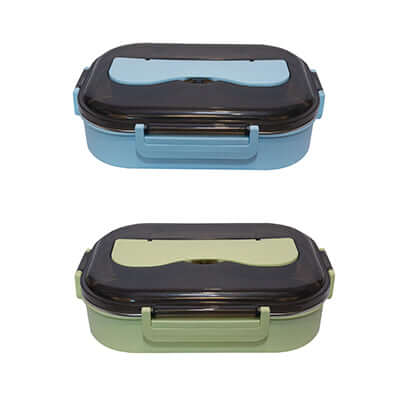Stainless Steel Lunch Box with cutlery by Corporate Gift Store Singapore