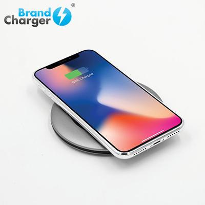 BrandCharger Powerwave fast charge Aluminium wireless charger | gifts shop