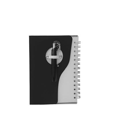 Plastic Cover Notebook with Promotion Pen by Corporate Gift Store Singapore