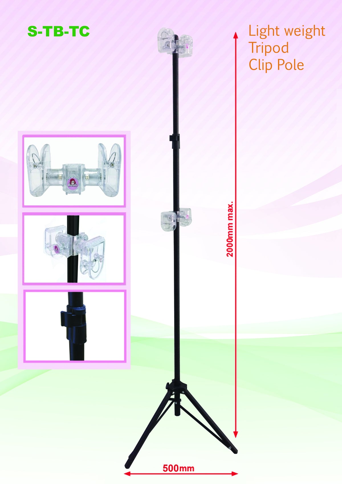 T-Bar Kapeline Poster display (Tripod Base) by Corporate Gift Store Singapore
