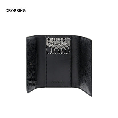 Crossing Elite Leather Key Holder With Card Pockets by Corporate Gift Store Singapore