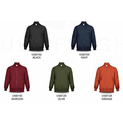 Ultifresh Bomber Zip Up Jacket (Unisex) by Corporate Gift Store Singapore