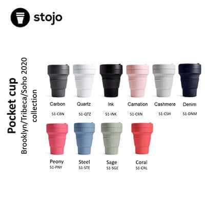 Stojo Pocket 12oz collapsible cup | gifts shop