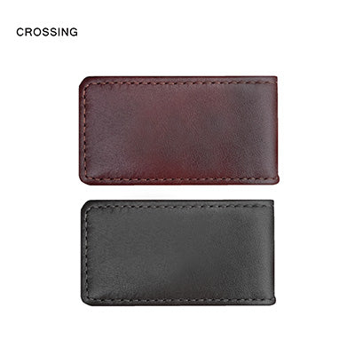 Crossing Antique Leather Money Clip by Corporate Gift Store Singapore