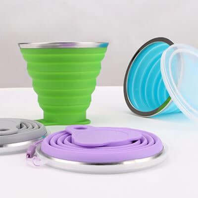 Collapsible Silicone Cup by Corporate Gift Store Singapore