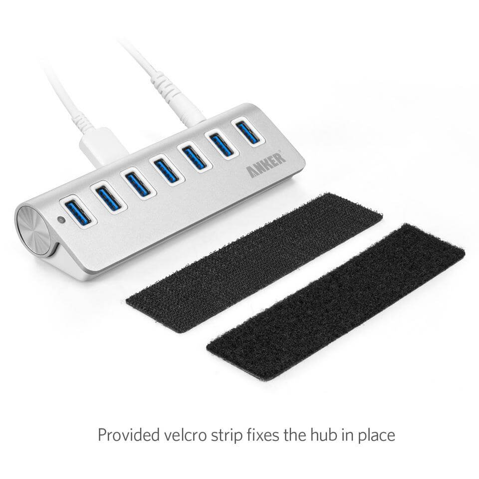 Anker Aluminum 7-Port USB 3.0 Hub by Corporate Gift Store Singapore