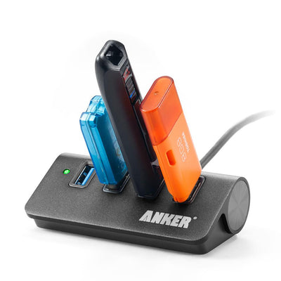 Anker Aluminum 4-Port USB 3.0 Hub | gifts shop