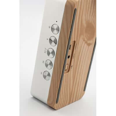 Wooden Sound Block Speaker by Corporate Gift Store Singapore
