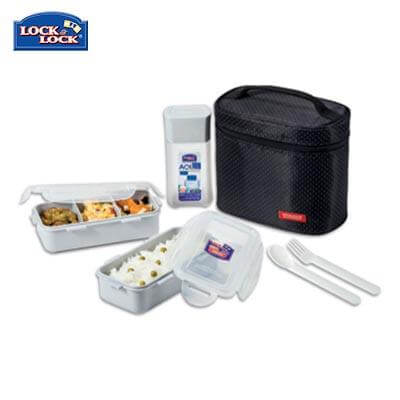 Lock & Lock 2-tier BPA Free Lunch Box and Water Bottle Set by Corporate Gift Store Singapore