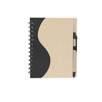 Eco Cover Notepad with Pen by Corporate Gift Store Singapore