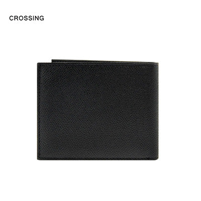 Crossing Bold Bi-fold Leather Wallet With Window And Coin Pocket RFID