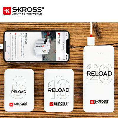 SKROSS Reload 10 Power Bank - 10,000 mAh by Corporate Gift Store Singapore