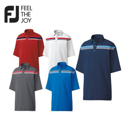 Footjoy Lisle Engineered Chestband Polo T-Shirt | gifts shop
