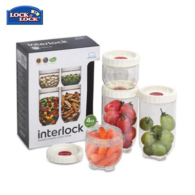 Lock & Lock Interlock 4pcs Set by Corporate Gift Store Singapore