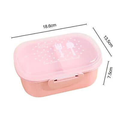 Eco Wheat Straw Food Container with Compartment by Corporate Gift Store Singapore