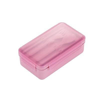 Eco Friendly Wheat Straw Lunch Box with 3pcs Cutlery by Corporate Gift Store Singapore