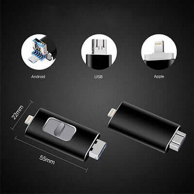 3 in 1 USB Drives by Corporate Gift Store Singapore