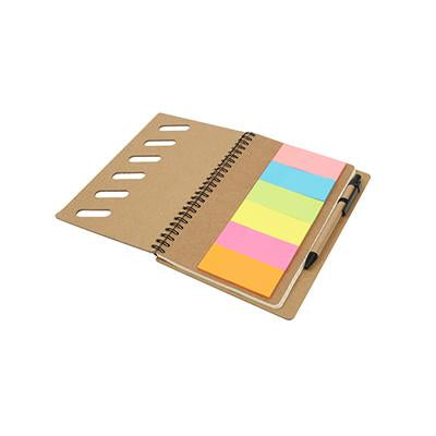 Eco-Friendly A5 Notebook with post it note & Pen by Corporate Gift Store Singapore