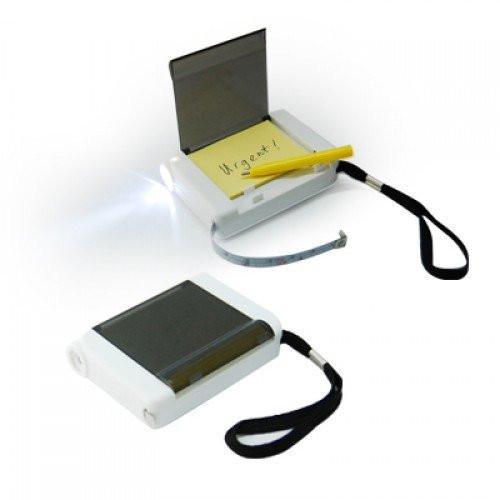 4 in 1 Measuring Tape, LED Light, Pencil & Notepad by Corporate Gift Store Singapore
