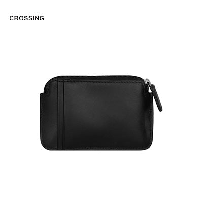 Crossing Infinite Leather Key Coin Pouch With Card Slots RFID by Corporate Gift Store Singapore