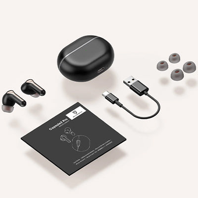 SOUNDPEATS Capsule3 Pro Powerful Hybrid Active Noise Cancelling Wireless Earbuds by Corporate Gift Store Singapore