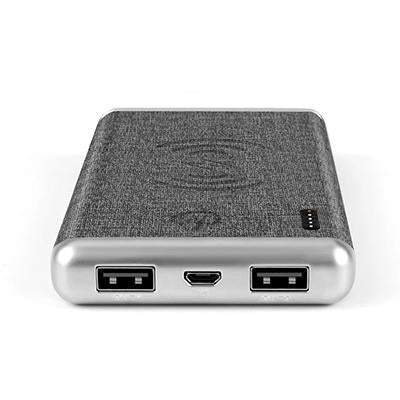 PU Leather 10000mAh Wireless Power Bank by Corporate Gift Store Singapore