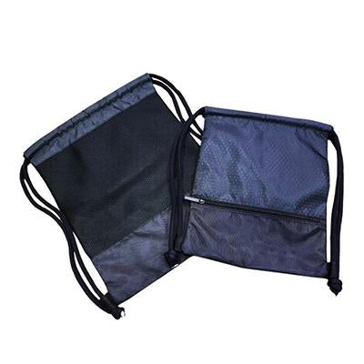 Drawstring Bag with Zipper Pocket by Corporate Gift Store Singapore
