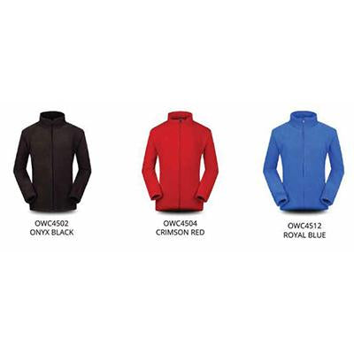 Collar Fleece Zip Up Jacket (Unisex) by Corporate Gift Store Singapore