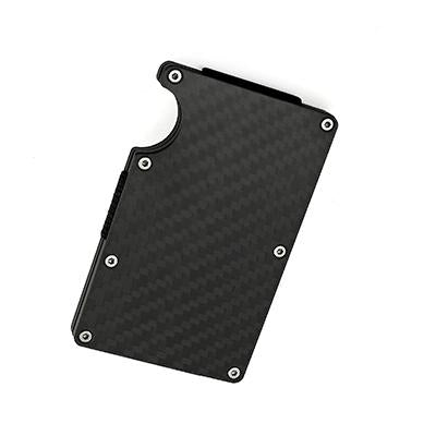 Carbon Fiber RFID Case with Money Clip | gifts shop