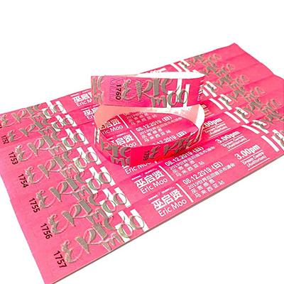 Tyvek Wristband with Barcode and Numbering by Corporate Gift Store Singapore