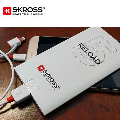 SKROSS Reload 5 Power Bank - 5500 mAh by Corporate Gift Store Singapore