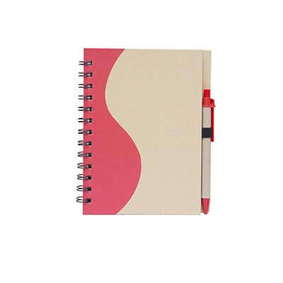 Eco Cover Notepad with Pen by Corporate Gift Store Singapore