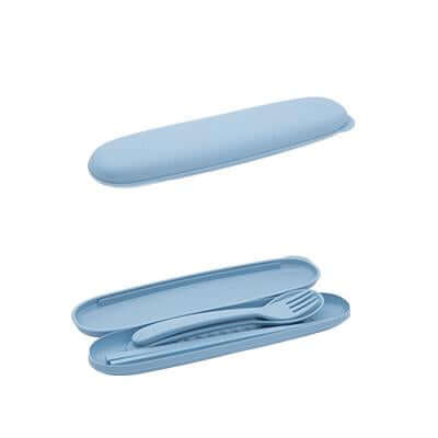 Eco Friendly Wheat Straw Portable Travel Cutlery Set by Corporate Gift Store Singapore