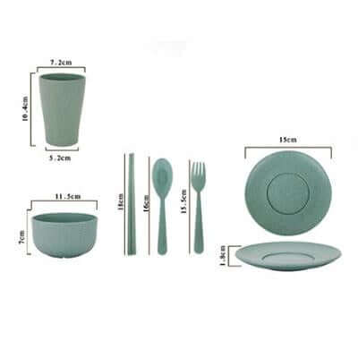 Eco-Friendly 6 Pieces Cutlery Set by Corporate Gift Store Singapore