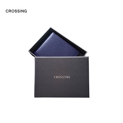Crossing Infinite Short Leather Wallet With Coin Pouch RFID by Corporate Gift Store Singapore
