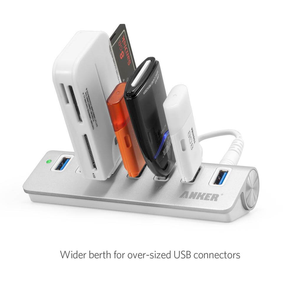 Anker Aluminum 7-Port USB 3.0 Hub by Corporate Gift Store Singapore