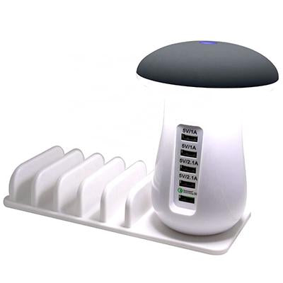 5 Port Quick Charger with Night Lamp by Corporate Gift Store Singapore